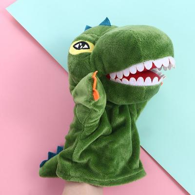 Anime Doll Kids Toy Stuffed Toys Dinosaur Panda Bear Shark Animal Puppet Plushed Doll Finger Puppet Hand Finger Puppet