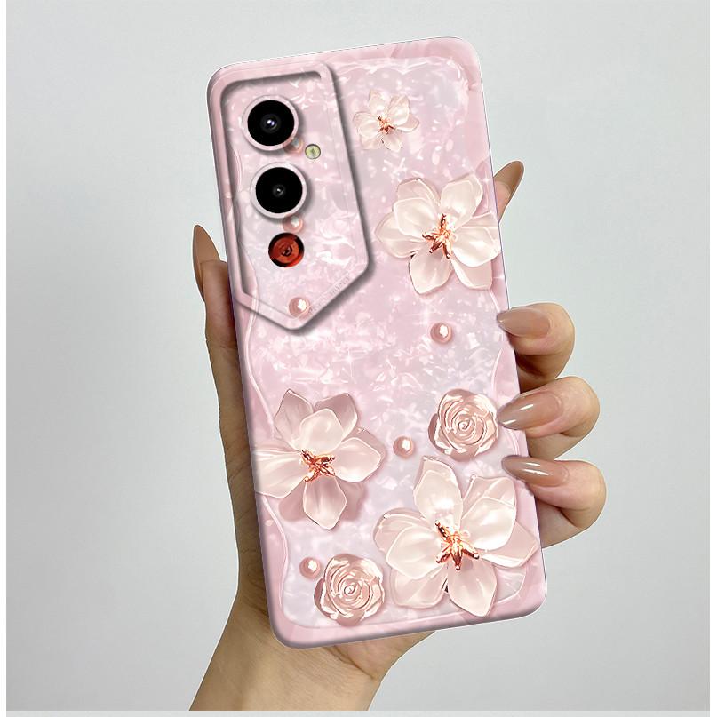 For Tecno Pova 4Pro LG8n Back Cover For Techno Pova 4 Pro Pova4 LG7n Case Silicone Aesthetic Pretty Butterfly Flower Soft Bumper