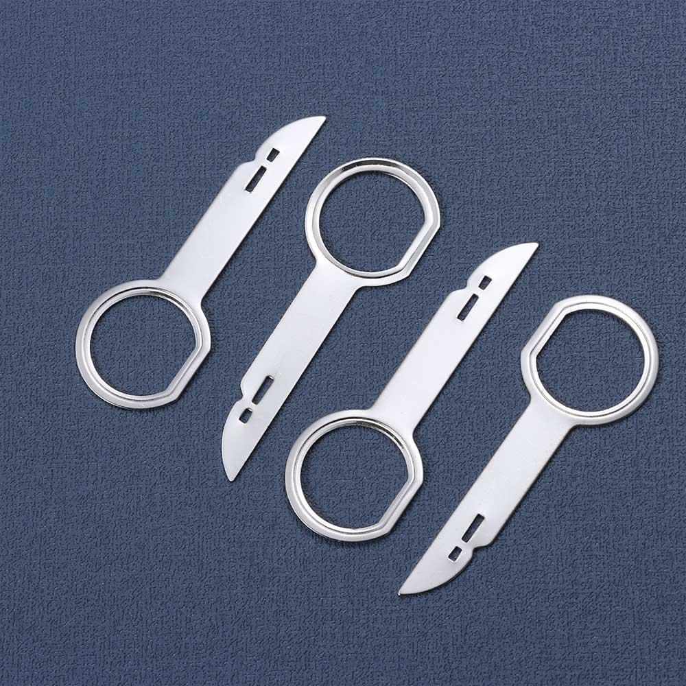 4 bucăți practice styling util CD stereo radio pin instrument de îndepărtare eliberare auto radio detașabil cheie