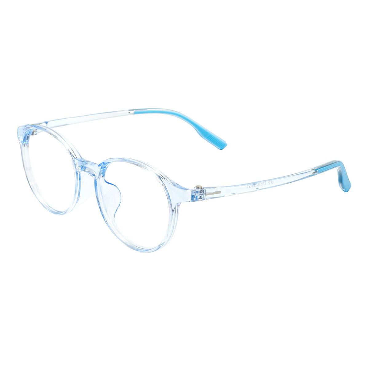 

Children Boys And Girls Round Glasses Frame Transparent Plastic Lightweight Spectacle For Medical Optical Prescription Lenses