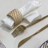Anneau de serviette tressé en rotin Design tressé fait à la main Anneau de serviette rustique Fermeture à boucle Anneau de serviette réutilisable Porte-serviette Décoration de table