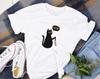 Sassy Cat with Knife T-Shirt, Funny Graphic Tee
