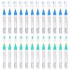 2Boxes Waterproof Paint Pens Waterproof Marker Signature Pen for Glass Metal Wood Fabric Tyre Tread BlueGreen