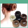 Trendy Korean Version Geometric Bun Maker 21cm Hair Accessory Fabric Material