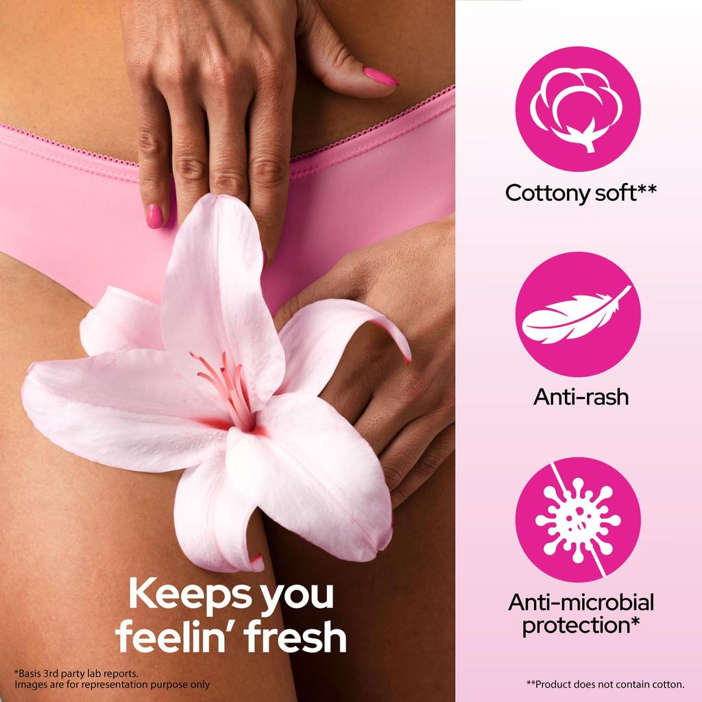 i-Activ Daily Panty Liners For Women | 60 Ultra Thin Cotton Soft Liners  | Breathable Hygiene Pads For Freshness And Comfort