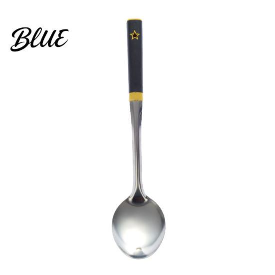 Durable Slotted Colander Spoon Stainless Steel Kitchen Utensil Spatula Ladle Turner Rice Spoon Cooking Tools for Home Heat-Resistant Soup