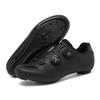 Road Cycling Shoes With Stiff Sole Mountain Bike Clipless Flat Pedal Compatible Breathable Unisex Footwear