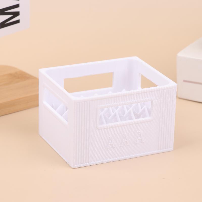 3D Printed Beer Crate Style Battery Storage Case No. 5 Aa No. 7 Aaa Battery Basket Stackable Batteries Storage Box Home Decor