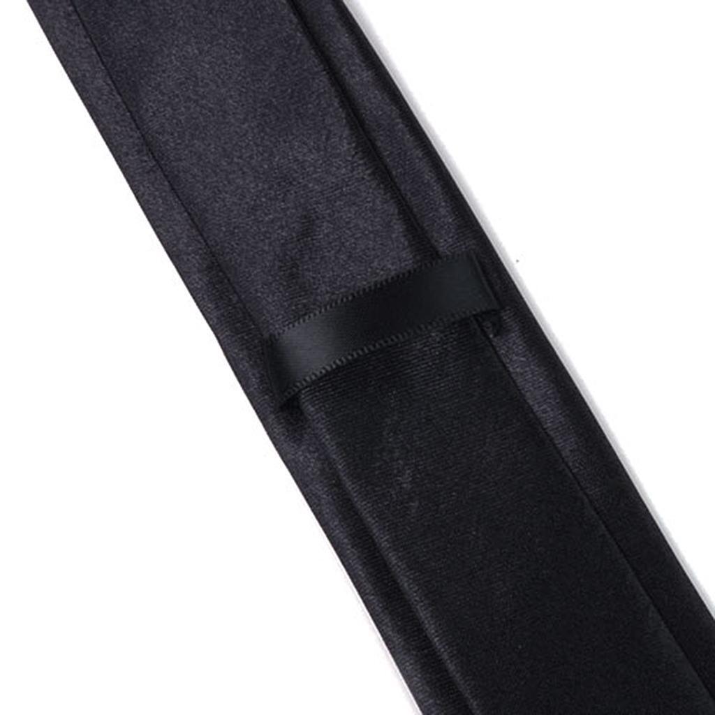 Unisex Freizeit Krawatte Skinny Slim Schmal - Einfarbige Krawatte Hals