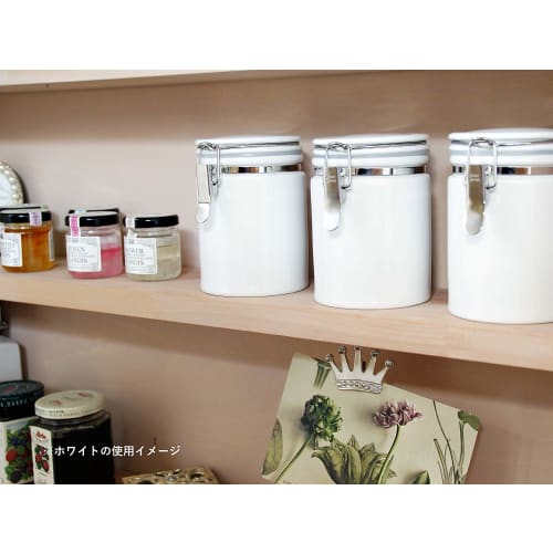 ZERO JAPAN Coffee Canister 200, Steel Gray, 800cc, CO-200 SGY, Storage Container, Made in Japan, Mino Ware