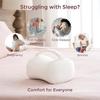 Memory Foam Knee Pillow for Side Sleepers Ergonomic Spine Aligning Hip Pillow Orthopedic with Elastic Strap Side Sleeper Pillow