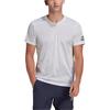 Adidas T Shirts Men's White Crew Neck Moderate Straight Fit HB7471