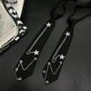 Vintage JK Neck Tie Pre-tied Streetwear Cravat Japanese Punk Neck Tie  for Stylish Shirts