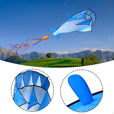 Whale Large Kite Giant Novelty Huge Easy Flyer Animal Big Flying Toy Family Outdoor Activities