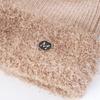 Women's New Rabbit Fur Warm Knitted Hat Korean Style Trendy Versatile Big Head Windproof Ear Protection Wool Hat Men