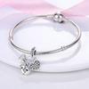 Charms Platapacifier Footprint Heart-Shaped Beads Fit Originalbracelets Charms For Women Jewelry Diy Making Gifts