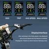 Display LCD Yolin per Ebike 48V/72V, Schermo Impermeabile per Bicicletta Elettrica per Distributori di Componenti per Biciclette