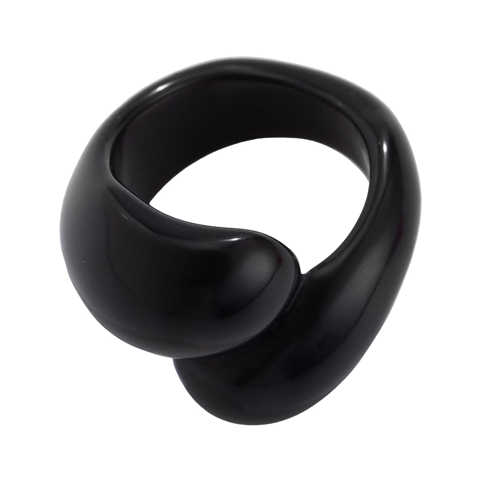 

Stylish Colorful Double Droplet Ring Irregular Geometric Finger Ring Jewelry for for Parties Dates and Daily Wear 5