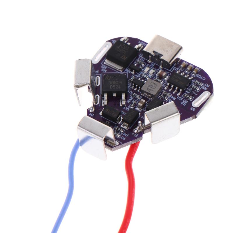 BMS 3S 20A 12.6V Board Type C Charging Li-ion Battery Module for 18650 Pack Sabotage Protection Setup
