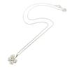 Altesse [L6091] - Collier Argent 'Trèfle' blanc
