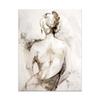 Abstract Sexy Women Back Canvas Painting Vintage Women Wall Art  Poster Print Decorative Picture Modern Living Room Home Decor Unframed