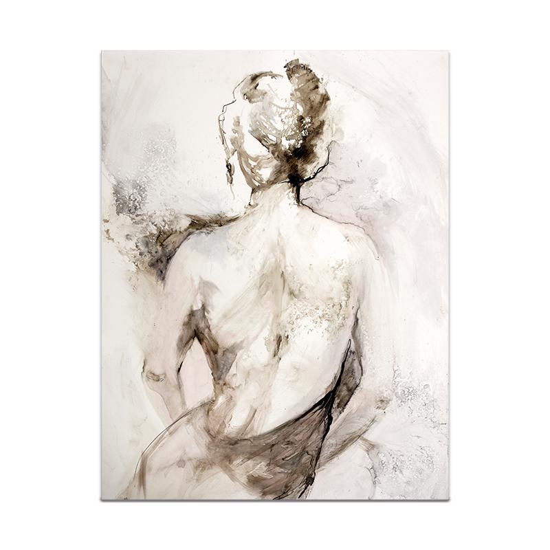 Abstract Sexy Women Back Canvas Painting Vintage Women Wall Art  Poster Print Decorative Picture Modern Living Room Home Decor Unframed