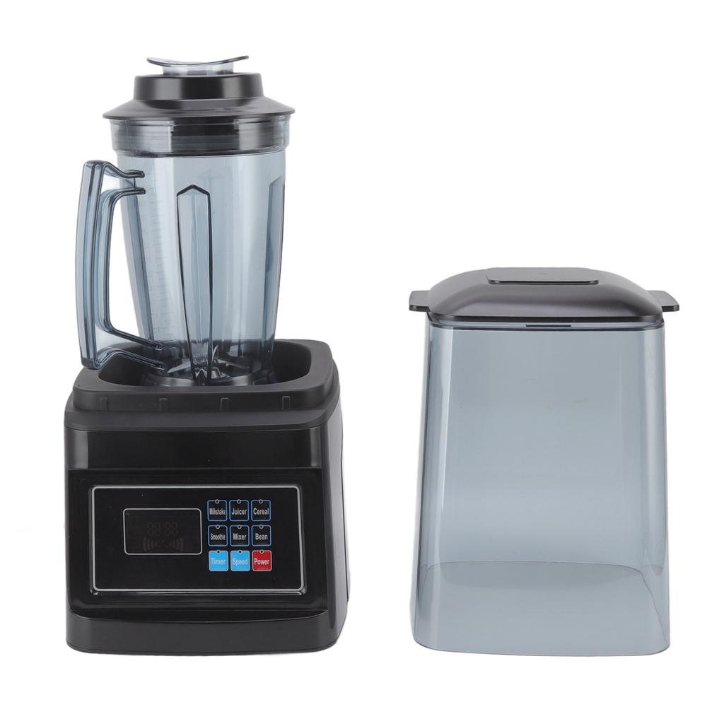 G7500 Food Blender Mixer Black with Hood 132oz BPA Free Quiet Blender for Kitchen Home UK 220V