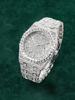 DENVOSI Men's Iced Out Diamond Watch Quartz Starry Sky Bling Luxury Wristwatch