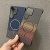 Frameless Kevlar Carbon Fiber PC For Magsafe Magnetic Case For Samsung S26 S25 S24 S23 Ultra Plus Wireless Charge Phone Cover