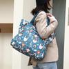 Large Top-handle Bag Women's Shoulder Bag Ladies Light Bag Nylon Handbags Floral Pattern Tote Bags Beach Bolsa Feminina