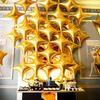 Runtowo 25/50pcs 10 Inch Gold Silver Four Pointed Star Balloon, Aluminum Foil Balloon for Birthday Wedding Party Decoration