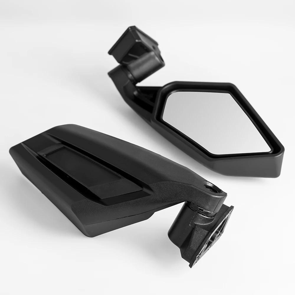 Racing Side Mirrors Set Upgraded 360 Degree Adjustment For Can Am Maverick X3 & MAX R UTV 2017 2018