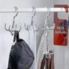 1/2PCS 360° Rotating Hanger Hooks Space Saving Wardrobe Organizer Clothes Rack Bag Shoes Scarf Hanger Closet Hanging Holder