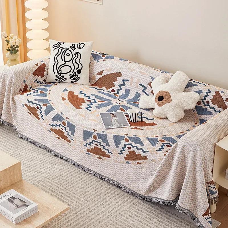 Modern Sofa Towel Cover Camping Blanket Picnic Mat Sofa Cover Four Seasons Universal All Inclusive L  Sofas Mat Slip Covers