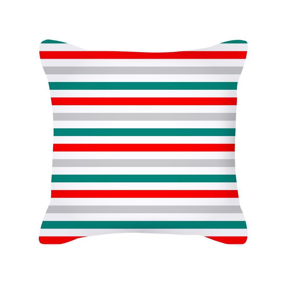 Nordic Red Geometric Love Valentine's Day Peach Skin Pillowcase Cushion New Home