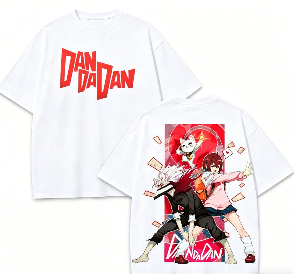 Dan Da Dan Anime Lover T shirt Year round clothing personality Clothes Plus Size Unisex New Model Couples high quality soft