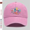 Pc Vintage Distressed Style Casual Sports Printed Baseball Cap Home Leisure Decorative Hat Cartoon Character Print Papa Hat