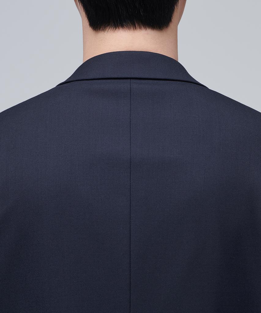 Musinsa Standard Relaxed Basic Wool Blazer [Navy]