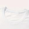 Short-Sleeved Round-Neck T-Shirt with Leopard Print Heart Pattern