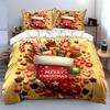 Christmas Tree Decoration Bedding Set Bedding Set (1 Duvet Cover, 2 Pillowcases, Duvet Not Included)