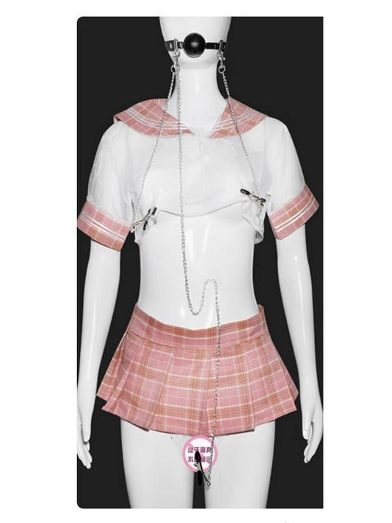 Set Alternativ de Bondage pentru Cupluri: Cătușe, Cleme pentru mameloane, Restricții pentru gât, Coliere, Călușuri, Cătușe inverse