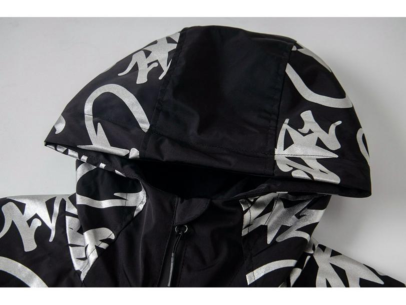 Set Giacca Antivento Riflettente Corteiz Alcatraz & Pantaloni Lunghi Casual