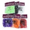 White Spider Web For Halloween Decorations Artificial Stretchy Cobweb For Halloween Scary Party Scene Decor Haunted House Props