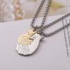 New Style Fox and Wolf Pair of Necklaces for Men and Women, Sweater Chain Jewelry for Couples
