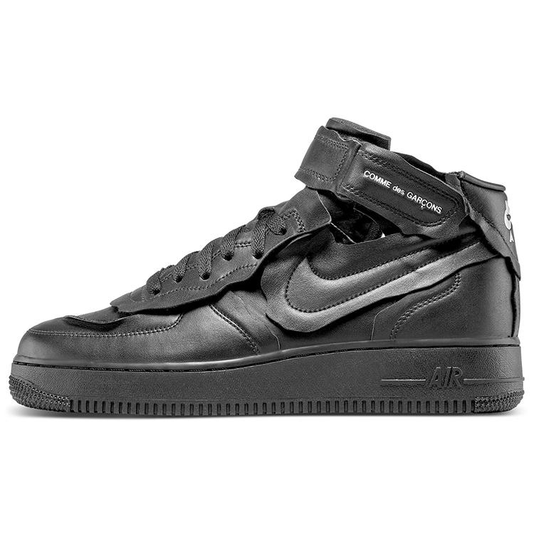 

новые Nike Air Force 1 Mid Comme Des Garcons Черные 38