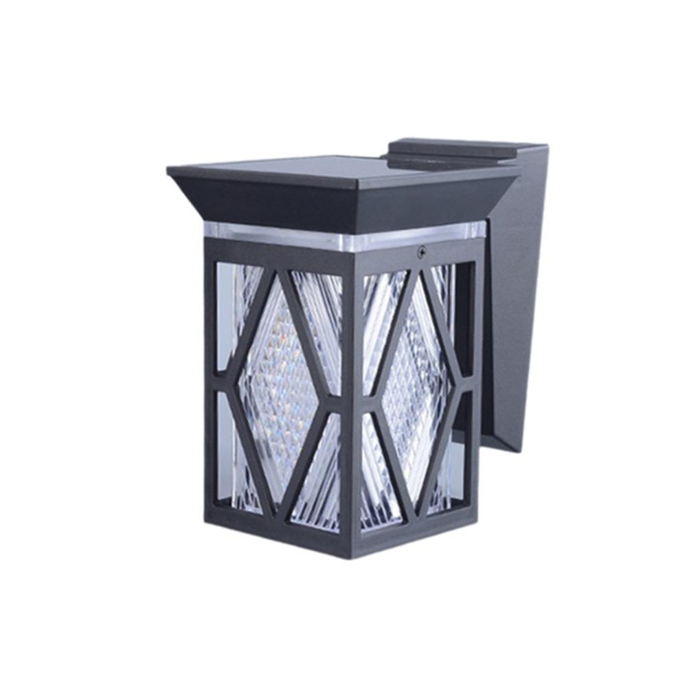 IP54 Rating Solar Wall Lights Waterproof Intelligent Wall Sconce Decorative LED Solar Lamp Patio
