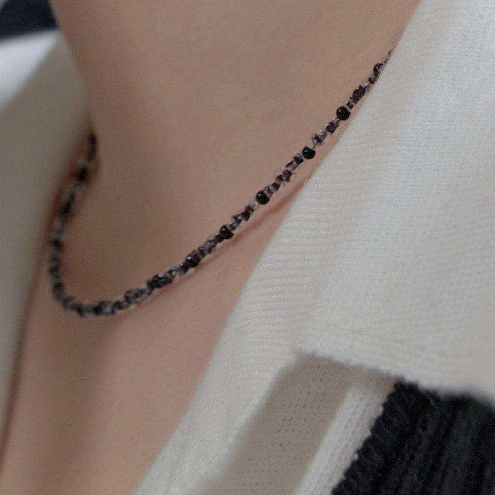 Prn278 Blackberry Beads Necklace