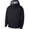 Logo Zip-Up Hooded Long Sleeve Jacket Men Jackets Black BQ7341-013