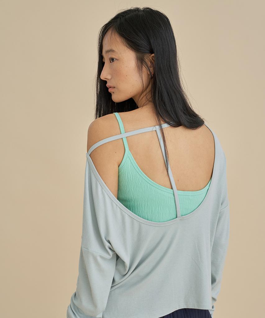 Tallita T-Strap Top / Mint