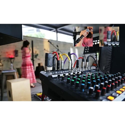 Sistema Inalámbrico de Monitoreo In-Ear Xvive XV-U3, Negro, Compacto, Recargable, Transmisión de hasta 30m, Perfecto para Actuaciones en Vivo y Práctica